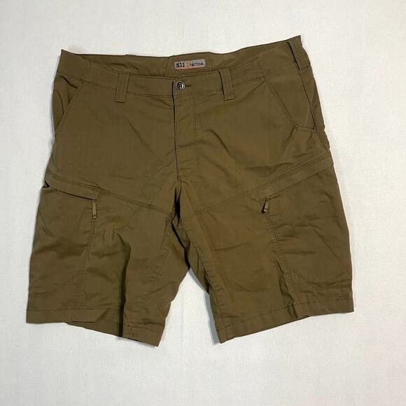 5.11 Tactical Men's Brown Cargo Shorts -‎ Size 40 - Picture 2 of 8